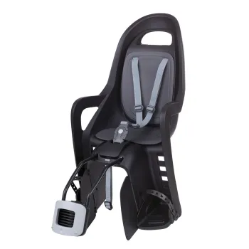 Scaun Bicicleta Copii Polisport Groovy FF - Negru/Gri