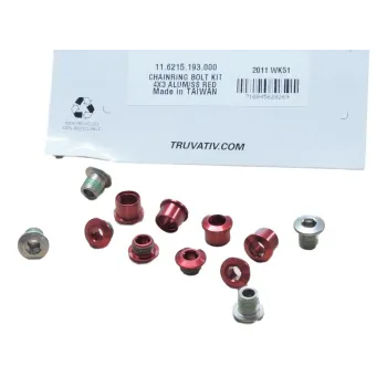 Chain Ring Bolt Kit Ss - Red