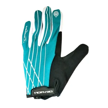 Manusi Ciclism Devron 9582 Ladies Touch D-Grip - M, Turcoaz