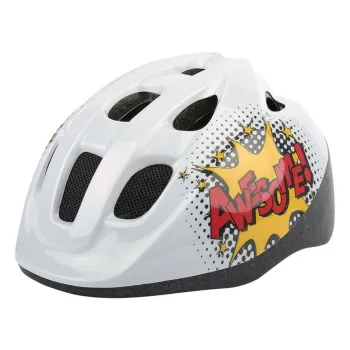 Casca Ciclism Copii Polisport Comics - 52-56 cm, S, Alb