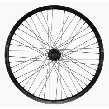 Roata Spate Bicicleta BMX Cerurim, Janta Simpla, 20 inch, 406X25, Negru
