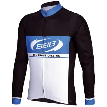 Bluza Ciclism BBB Team Jersey BBW-252, L, Negru/Albastru