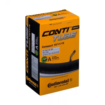 Camera bicicleta Continental Compact 10/11/12 valva Auto 45 grade