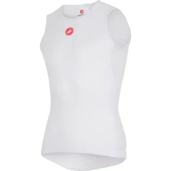 Bluza corp fara maneci Castelli PRO Issue, Alb, S