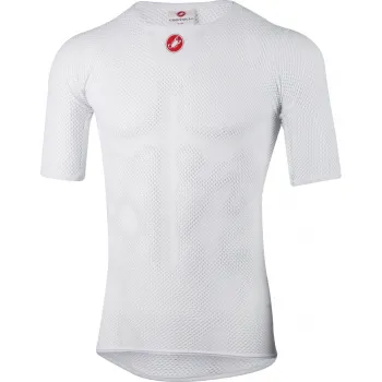 Bluza de corp perforata Castelli Core Mesh SS, Alb, L/XL
