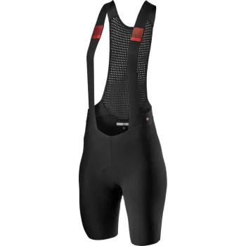 Pantaloni scurti cu bretele Castelli Premio Black W, de dama, Negru, XS