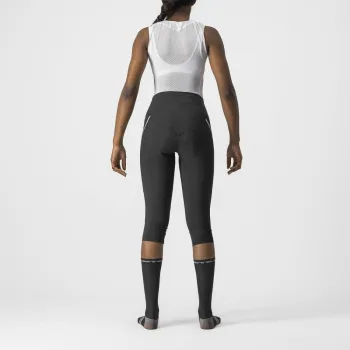 Pantaloni 3/4 Castelli Velocissima 3 Knicker, de dama, Negru/Argintiu, M