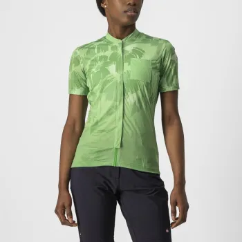Tricou cu maneca scurta Castelli Unlimited, Sentiero, de dama, Vernil, M