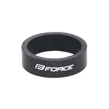 Distantier furca Force 1.1/8 10mm Negru Carbon