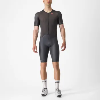 Combinezon cu maneca scurta Castelli Sanremo BTW Speed Negru XL