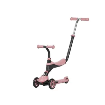 Trotineta Copii Multifunctionala 5In1 Qplay Sema Roz