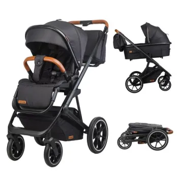 Carucior Modular 2 In 1 Coccolle Nessia - Negru