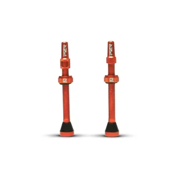 Valva Tubeless bicicleta P2R FR-11C, AL, 60mm, Portocaliu (OEM)