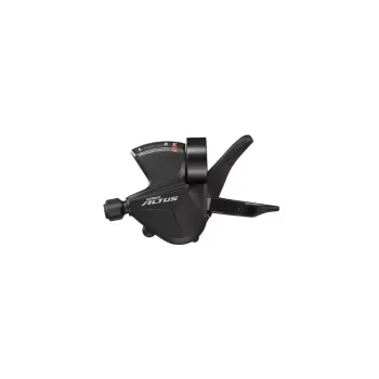 Maneta schimbator stanga Shimano Altus ASLM2010LB, 3 viteze, negru
