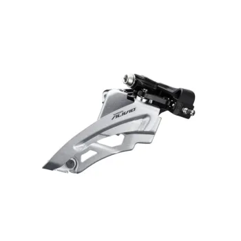 Schimbator fata 3x9 viteze Shimano Alivio AFDM3100MM6, Side Swing, Front-Pull, argintiu