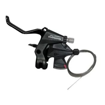 Maneta schimbator si frana stanga Shimano Altus ST M310, 3 viteze, cablu 1800 mm, negru