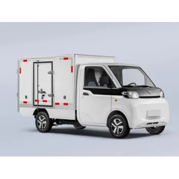 Masina electrica Aigo T1 Cargo Box - autonomie 150 km, 2 locuri, omologata, carnet B1 de la 16 ani, Alb