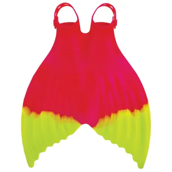 Finis - labe inot adulti Luna Monofin - roz inchis pepene verde fluo
