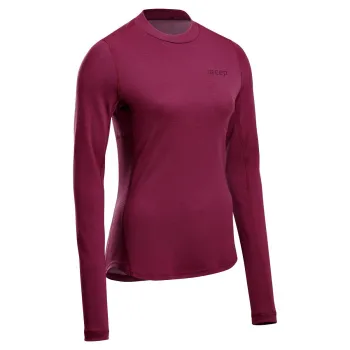 CEP - bluza cu maneca lunga - cold weather merino shirt long sleeve - purple