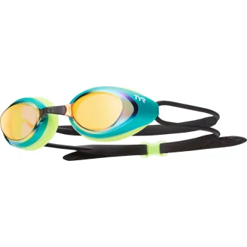 TYR ochelari inot BlackHawk transparent verde-auriu