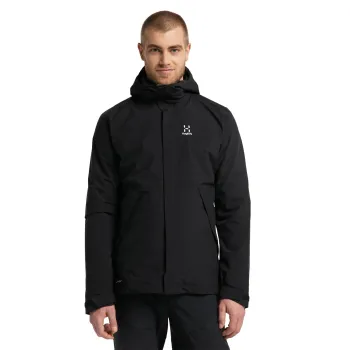 Haglofs - Jacheta iarna barbati Stuga 3-in-1 - negru real