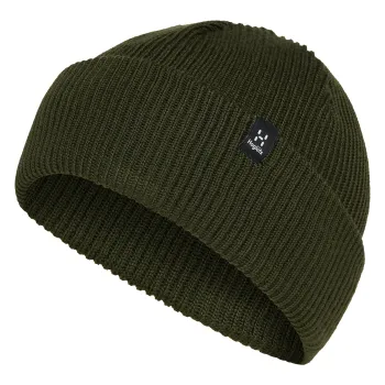 Haglöfs Vassi Beanie – Căciulă outdoor pentru iarnă din lână - verde Seaween Green