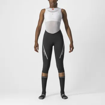 Castelli - pantaloni ciclism 3/4 cu bretele - Velocissima 3 Knicker - negru | argintiu
