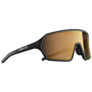 Ochelari de soare electro fotocromatici React Swiss REV RUBY - lentila portocalie si rama neagra - masura M