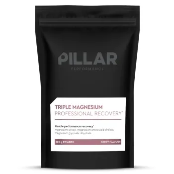Pillar Performance - supliment alimentar magneziu Triple magnesium powder (New formula), aroma fructe de padure - plic 200g