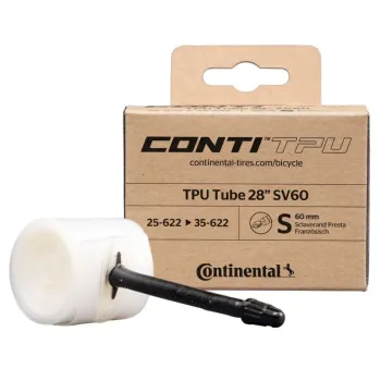 Continental - camera bicicleta TPU 28" - 25-622/35-622 - valva presta 60mm