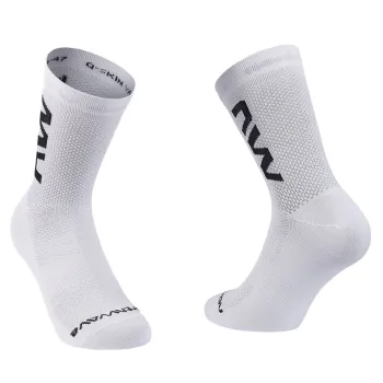 Northwave - sosete ciclism - Extreme AIR MID Sock - White | Black
