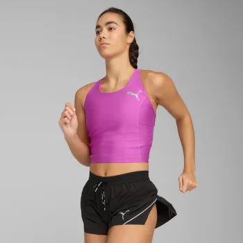 Puma - top tehnic - W Raceday Ultraform Crop - Wild Berry