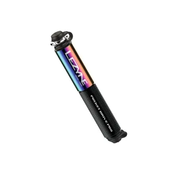 Lezyne - mini pompa - Hand Pump Pocket Drive Pro - 160 psi | 11 bar - neo metallic | black - 98g