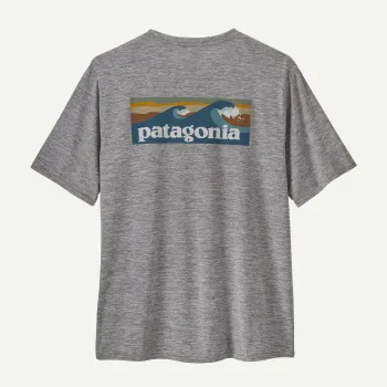 Patagonia - tricou - M Capilene Cool Daily Graphic Waters - Gri