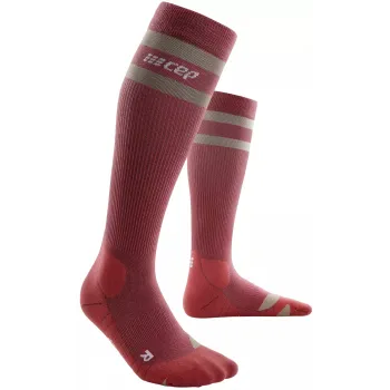CEP - sosete compresie inalte - hiking 80`s socks tall W - berry | sand