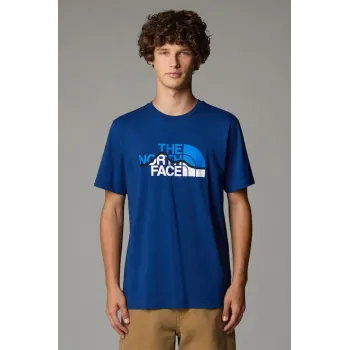The North Face - tricou - M Mountain Line - Albastru