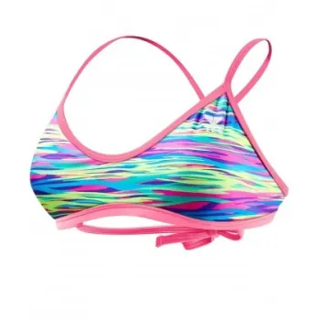 TYR - bustiera - Bonzai Crosscut Tieback Top W - blue multi