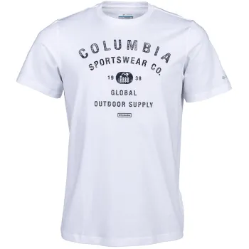 Columbia - Tricou Barbati Columbia Path Lake Graphic Tee II - alb