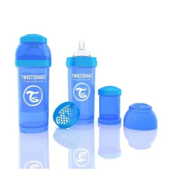 Biberon Anticolici Twistshake 260 Ml - Albastru