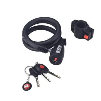 Antifurt Bicicleta P2R SPIRO - 15x1200mm, Negru