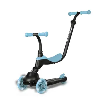Trotineta multifunctionala 5in1 Qplay Sema EVO Albastru