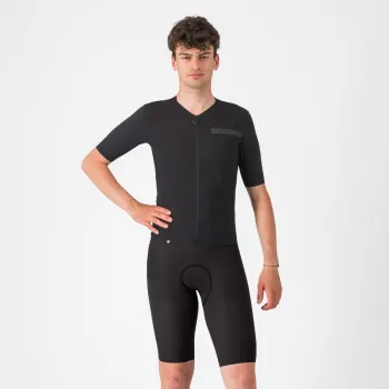 Pantaloni scurti cu bretele Castelli Premio EVO, pentru barbati, negru, XXL