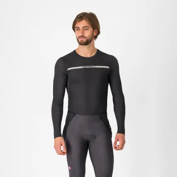 Bluza de corp Castelli Merino Seamless, Negru, S/M