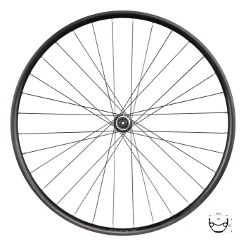 Roata fata Force XC Disc 28 622x23 32H cu butuc Shimano TX505
