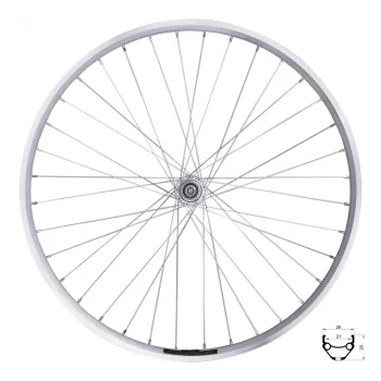 Roata spate Force Prime 26 559x21 Argintie 36h