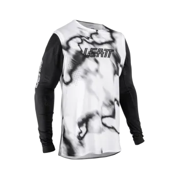 Tricou Leatt MTB Gravity 8.0 Heatmap White M