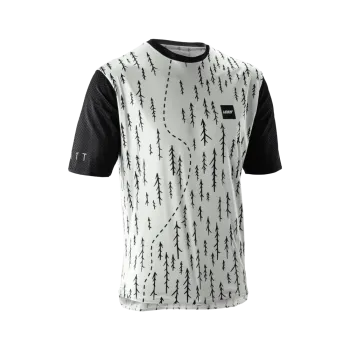 Tricou Leatt MTB Trail 3.0 Trails White S