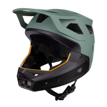 Casca Force DROP downhill, verde-negru L-XL