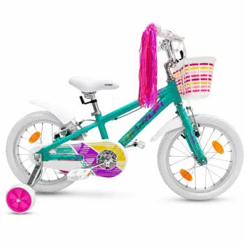Bicicleta Copii Devron Cosmo - 16 Inch, Turcoaz, Reambalat