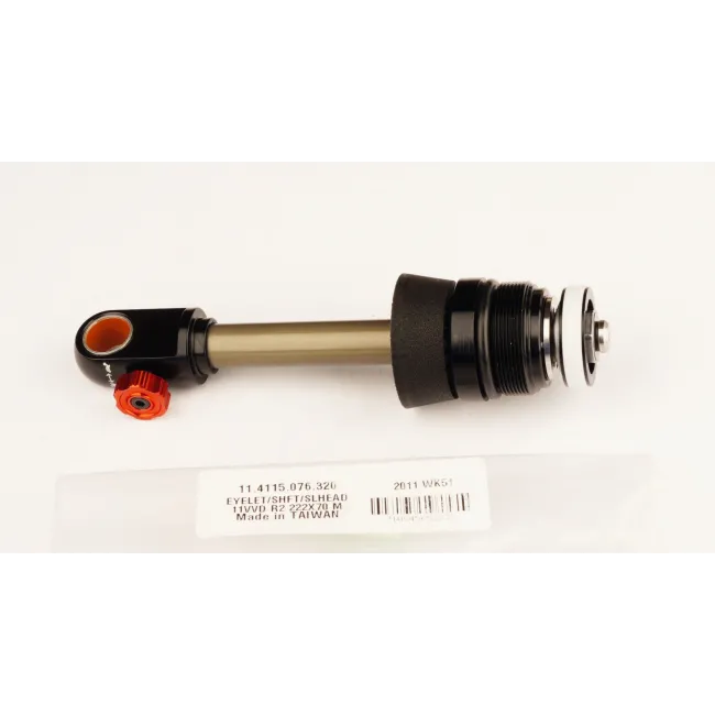 Eyelet/shaft/sealhead assy 2011 vivid r2, 90 degree rebound 222x70